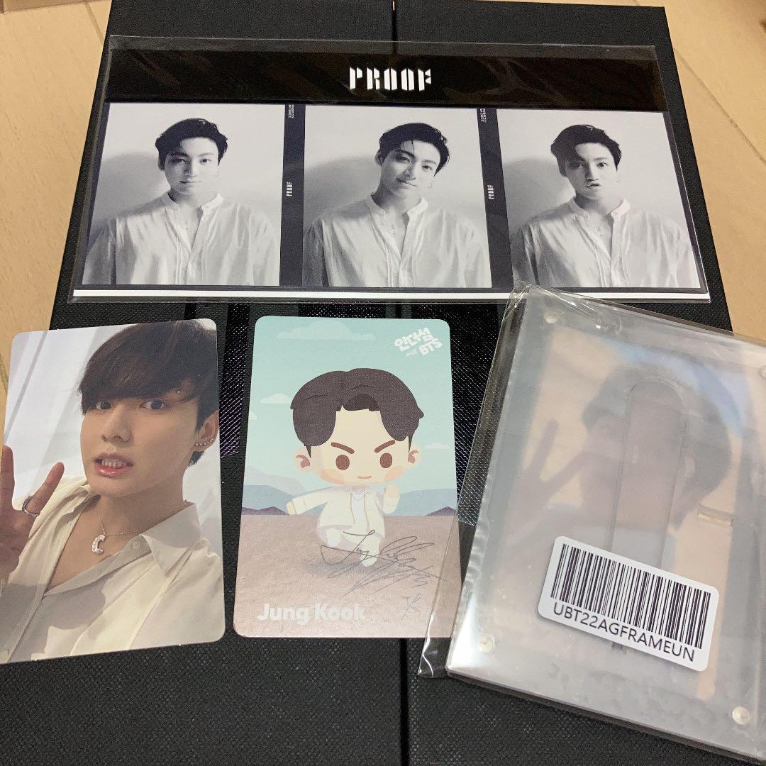 BTS proof  トレカ　weverse 特典　3カットフォト　グク