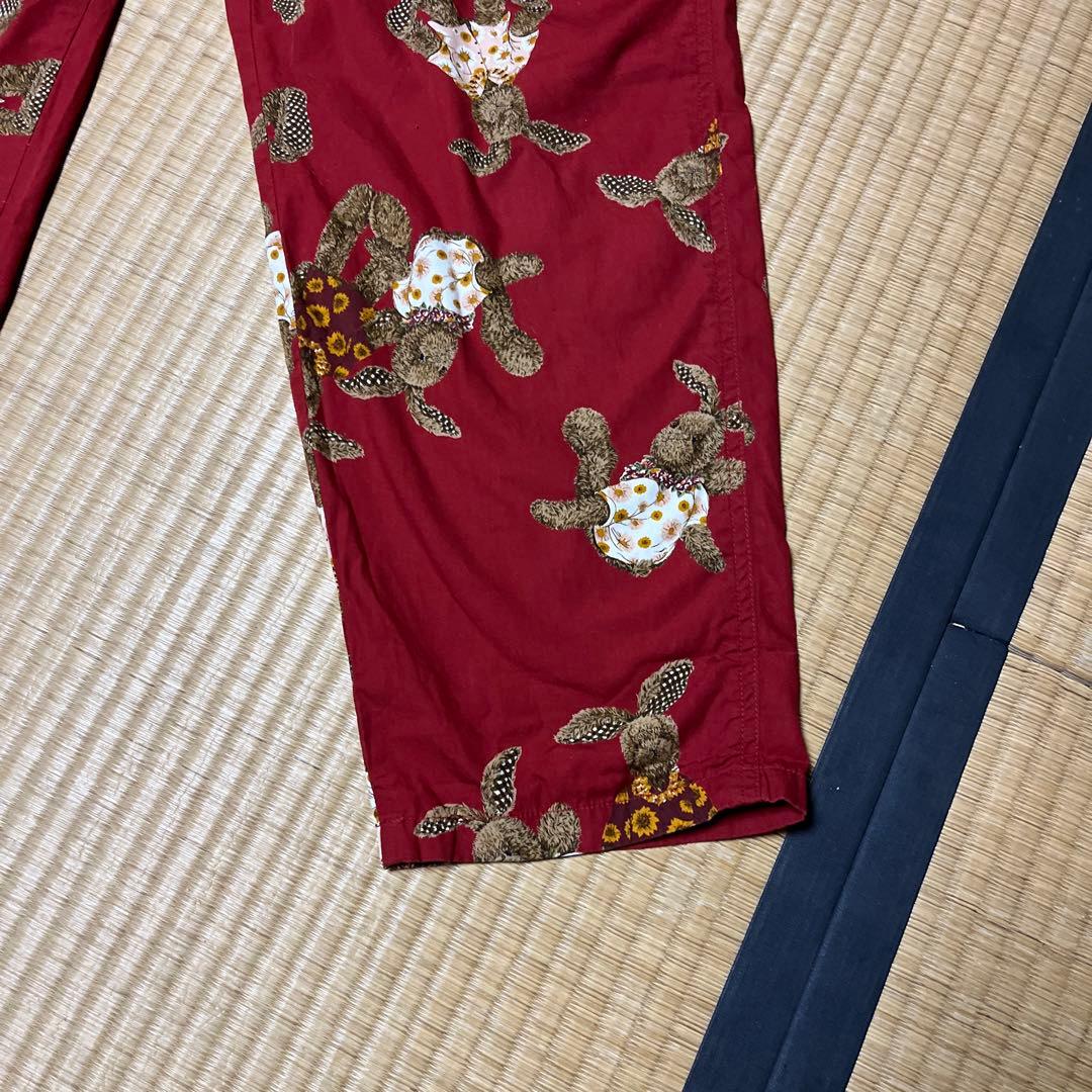 ピンクハウス オーバーオール オールインワン サロペット ウサギ 兎 レッド 赤