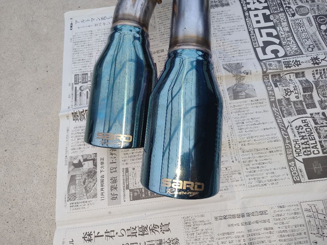 レクサスNX　10系　SARD ステンレス デュアルテールパイプマフラー