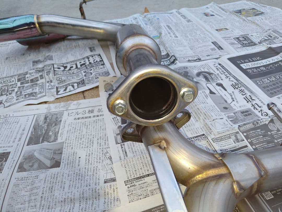 レクサスNX　10系　SARD ステンレス デュアルテールパイプマフラー