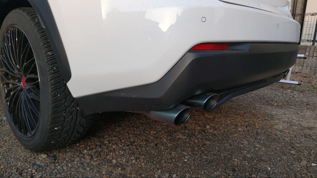 レクサスNX　10系　SARD ステンレス デュアルテールパイプマフラー