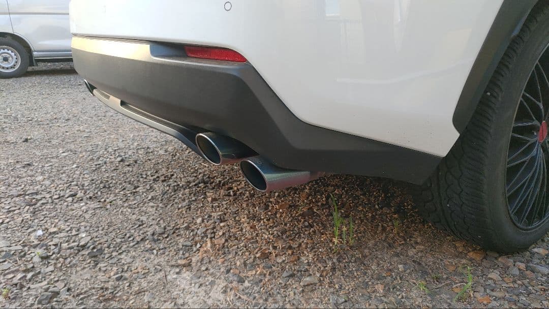 レクサスNX　10系　SARD ステンレス デュアルテールパイプマフラー