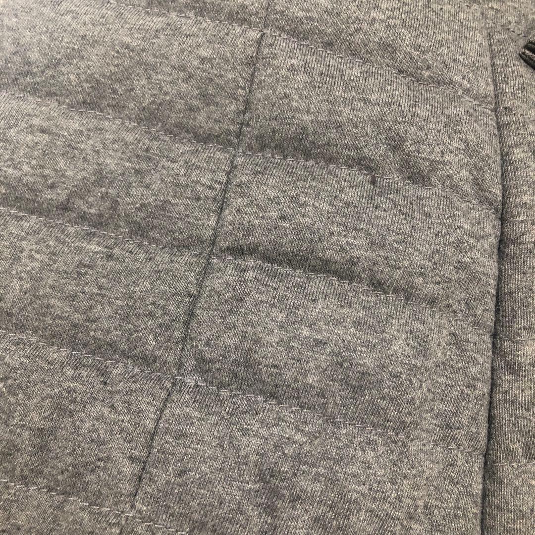 【値下げ！】デュベティカ　ライトダウンベスト グレー フード付き