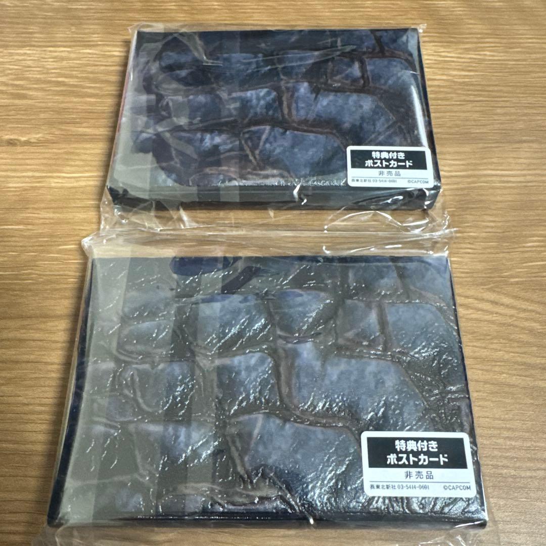 モンスターハンター20周年大狩猟展限定特典ポストカード黒龍ver 2セット未開封