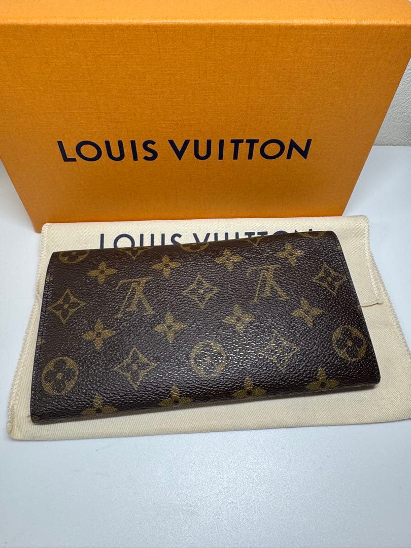 【美品】ルイヴィトン ポルトモネ・クレディ モノグラム M61725 長財布