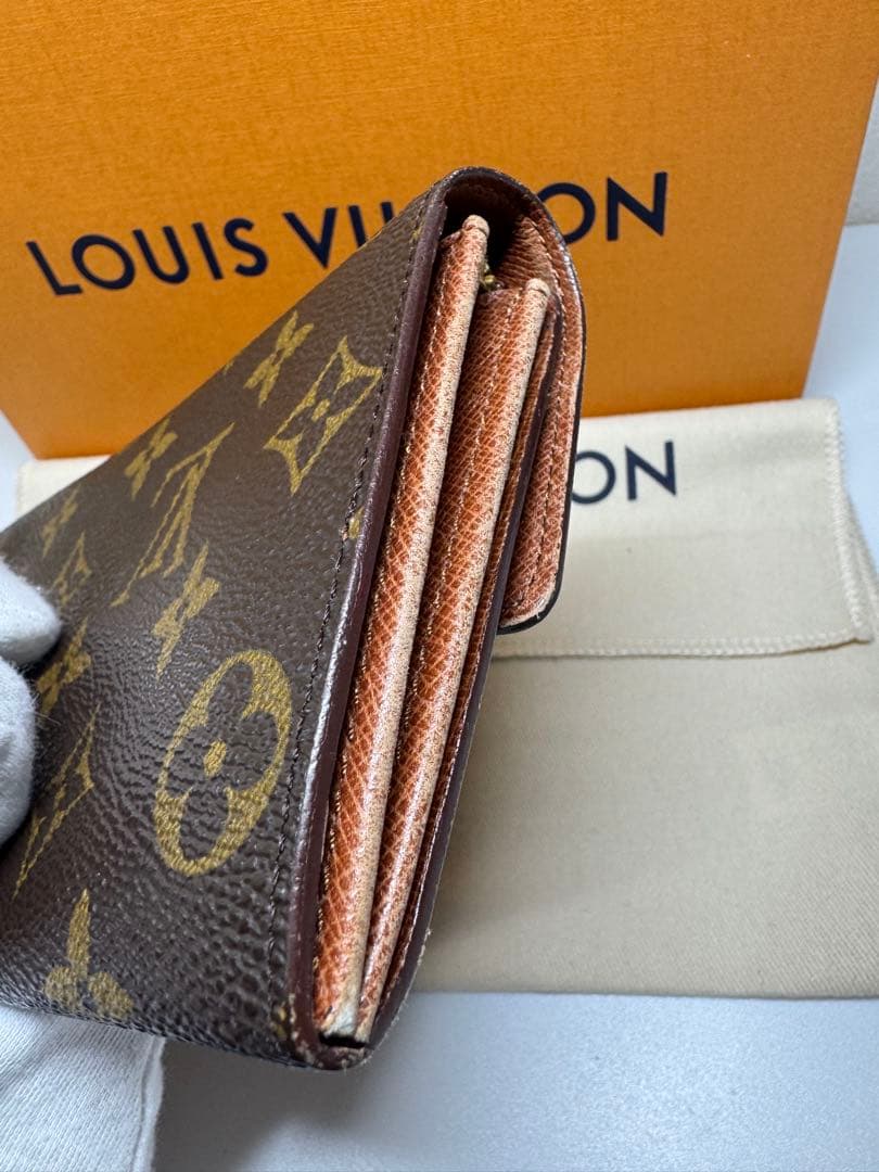 【美品】ルイヴィトン ポルトモネ・クレディ モノグラム M61725 長財布
