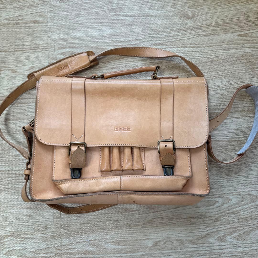 【BREE】ブリー ヌメ革 ブリーフケース リュックビジネスバッグ