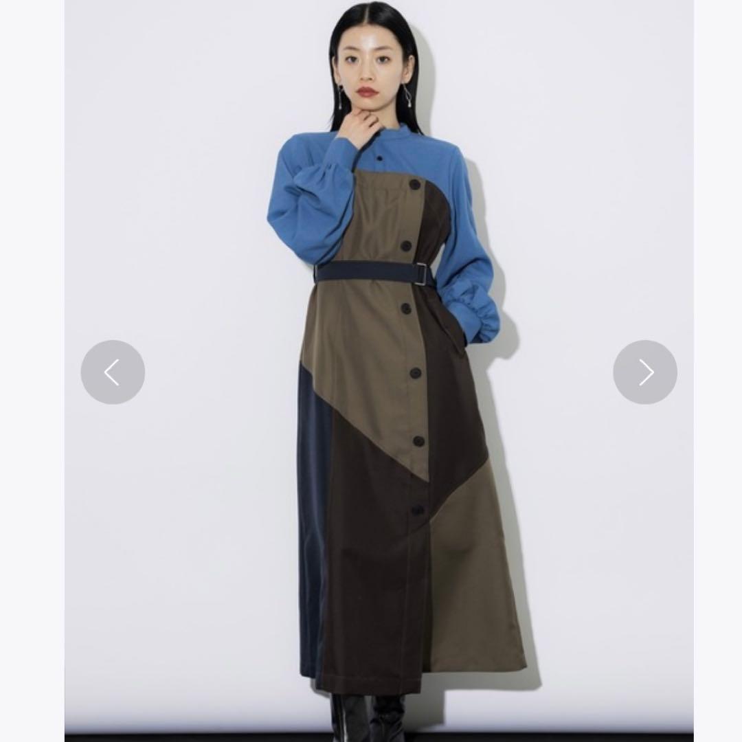 【美品】✨ユナイテッドトウキョウ✨ バイカラーワンピース 2