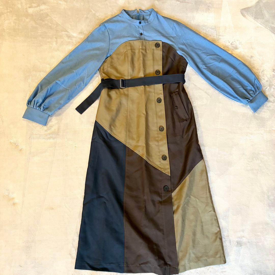 【美品】✨ユナイテッドトウキョウ✨ バイカラーワンピース 2