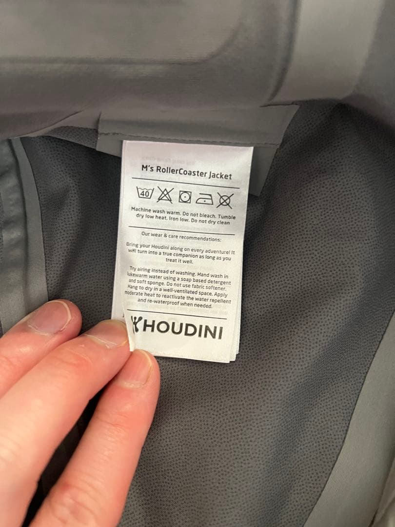 Houdini ローラーコースタージャケット　Dパンツ　セット　メンズS