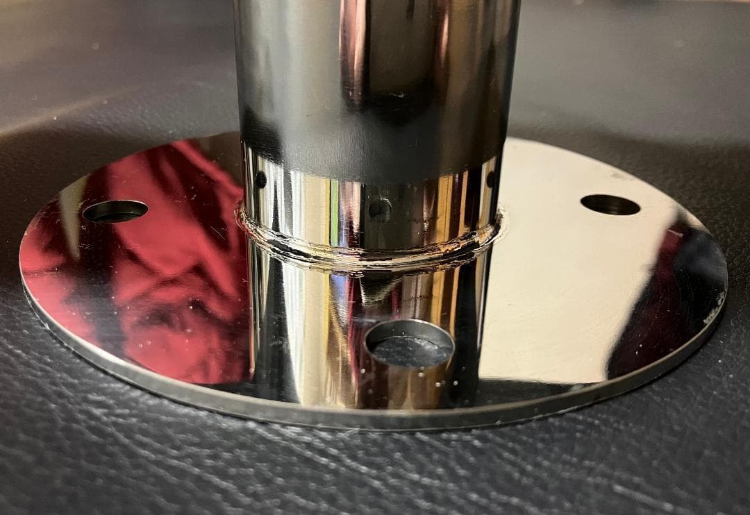 鏡面ステンレス製 大型車用 22.5インチ ホイール 一文字 スピンナー 4個