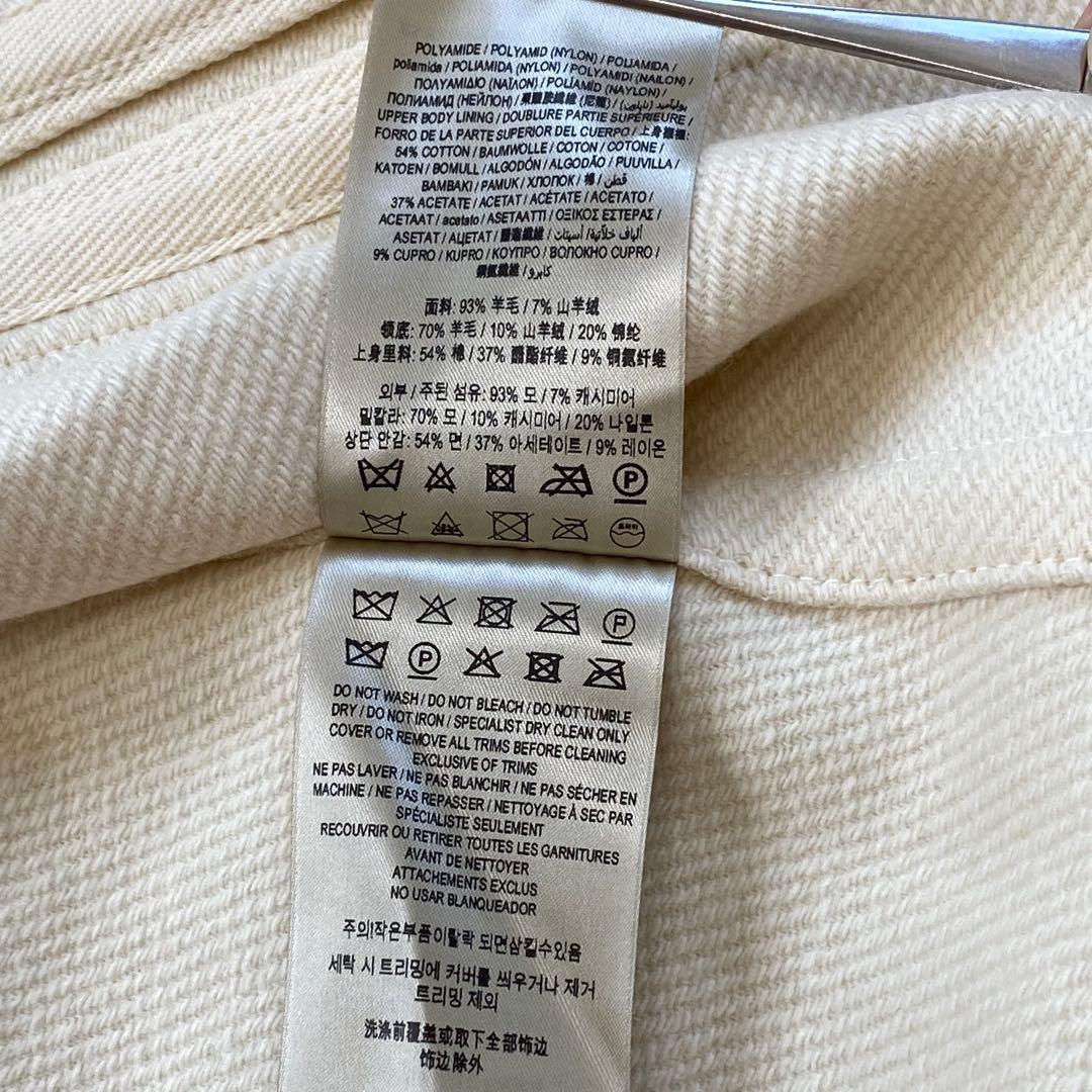 希少★BURBERRYロンドン ポンチョ ケープコート カシミヤ混 XL相当