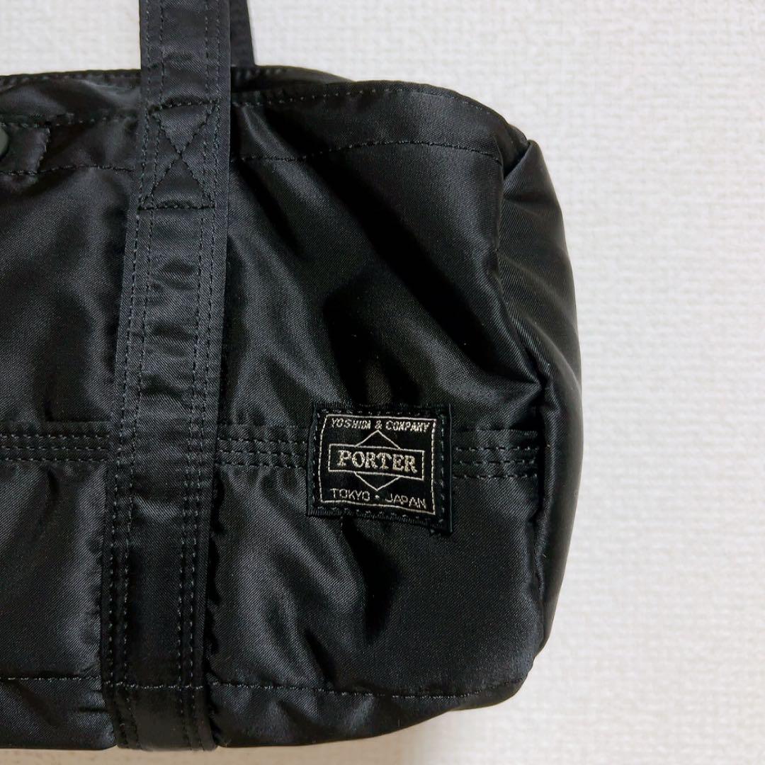 【廃盤品】PORTER ポーター タンカー ミニボストン ドラムバッグ ブラック