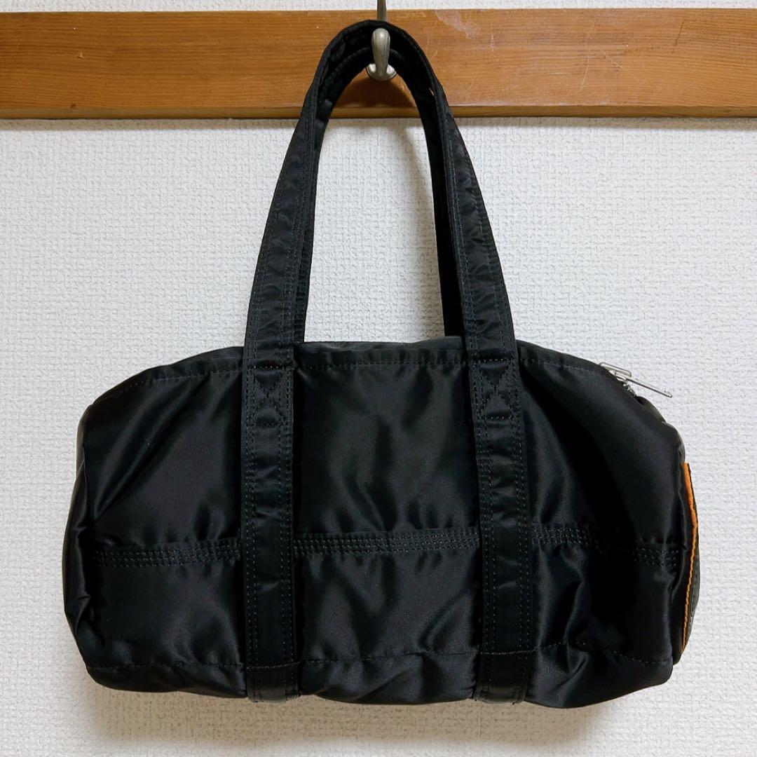 【廃盤品】PORTER ポーター タンカー ミニボストン ドラムバッグ ブラック