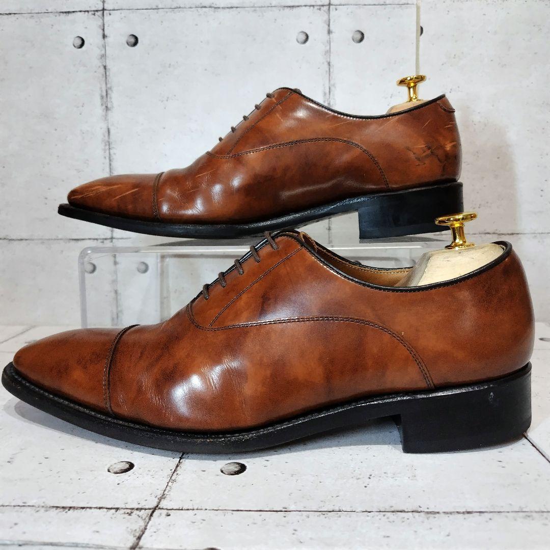 リーガル ストレートチップ 25.5cm ブラウン 革靴 ビジネス 315R　茶