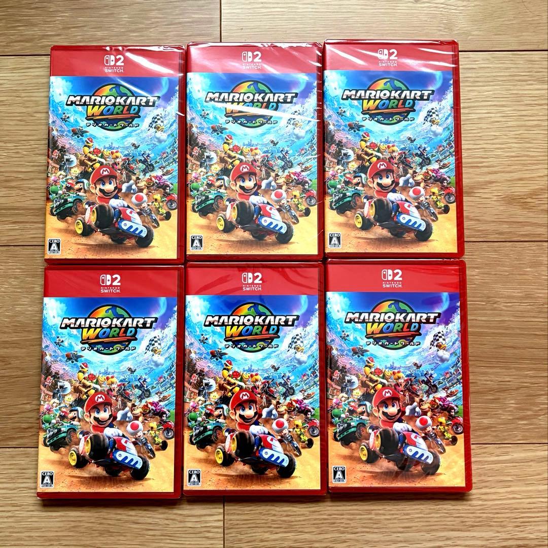 【新品】MARIOKART WORLD マリオカートワールド　6本セット