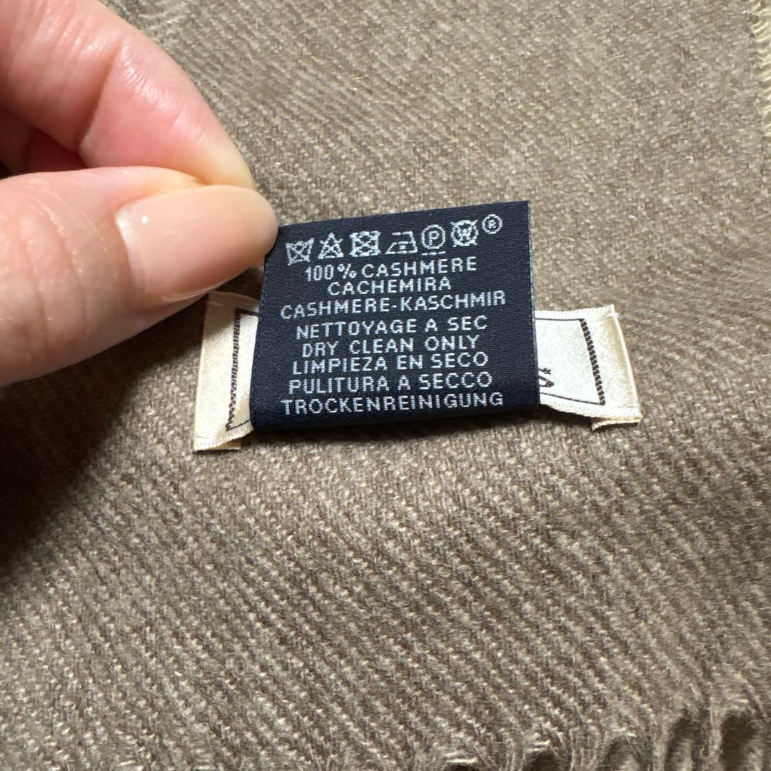 エルメス HERMES シェーヌダンクル マフラー　カシミヤ　【今日だけ値下げ】