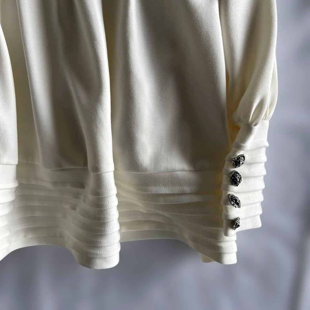 Vaqutaux フライトジャージフードカットソー