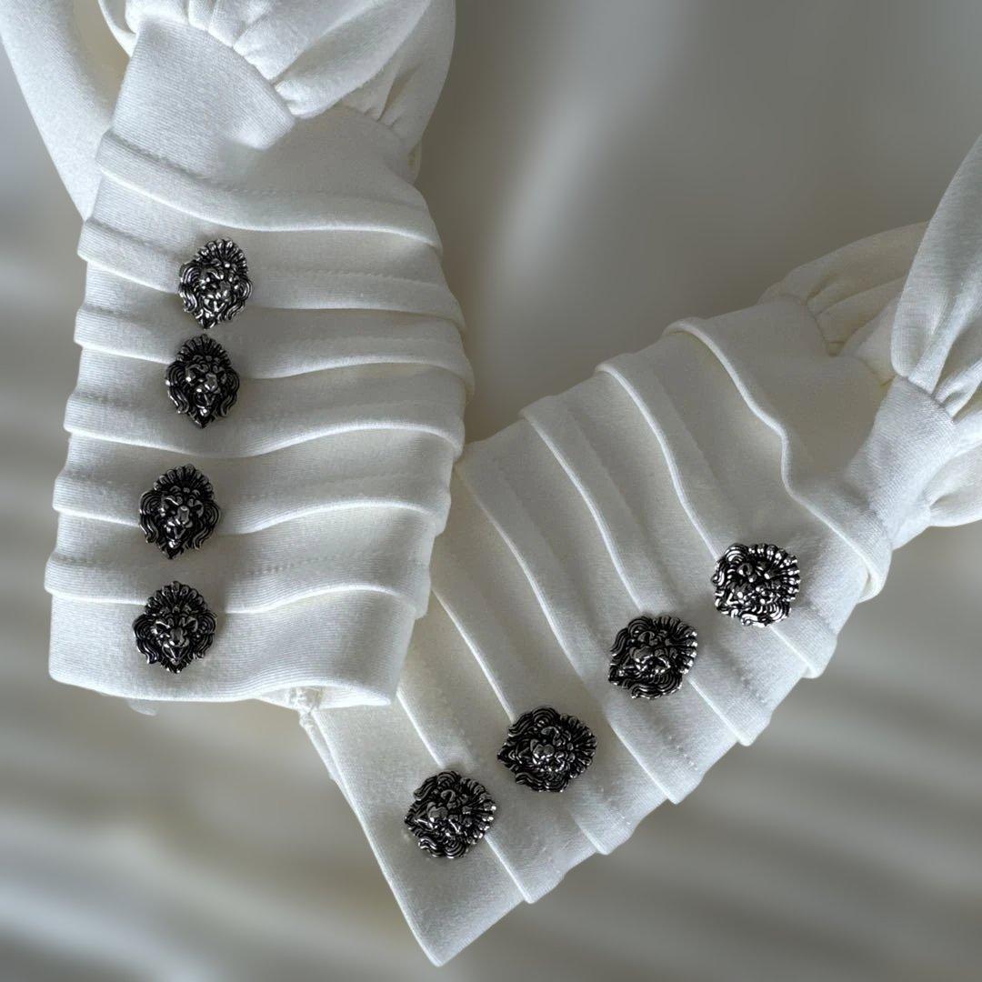 Vaqutaux フライトジャージフードカットソー