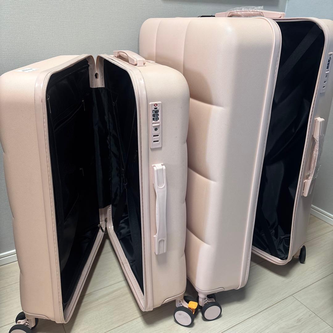 TANORIさくらピンク キャリーケース L + M