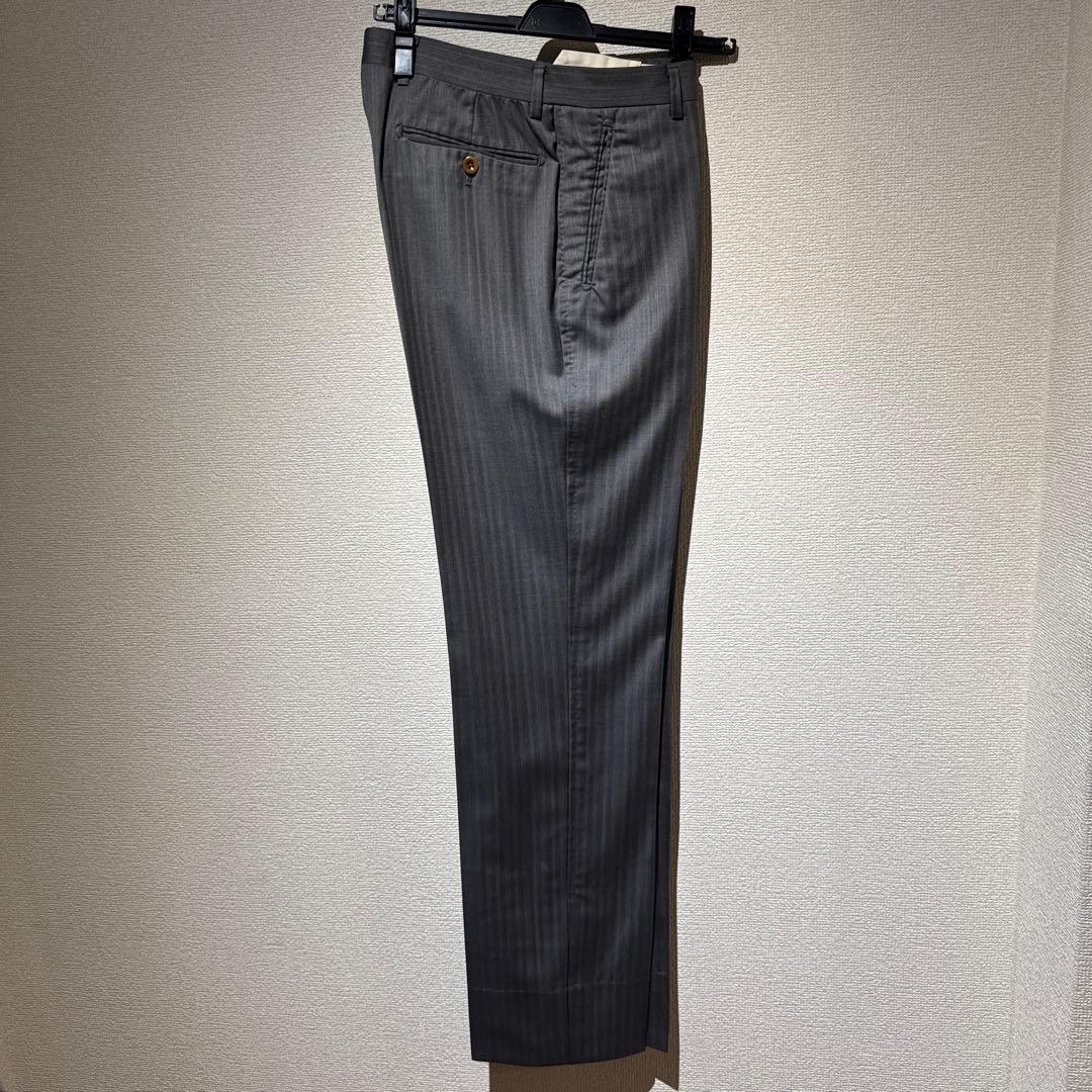 M*〜様 ポールスミス グレー ストライプ ビジネススーツ セットアップ