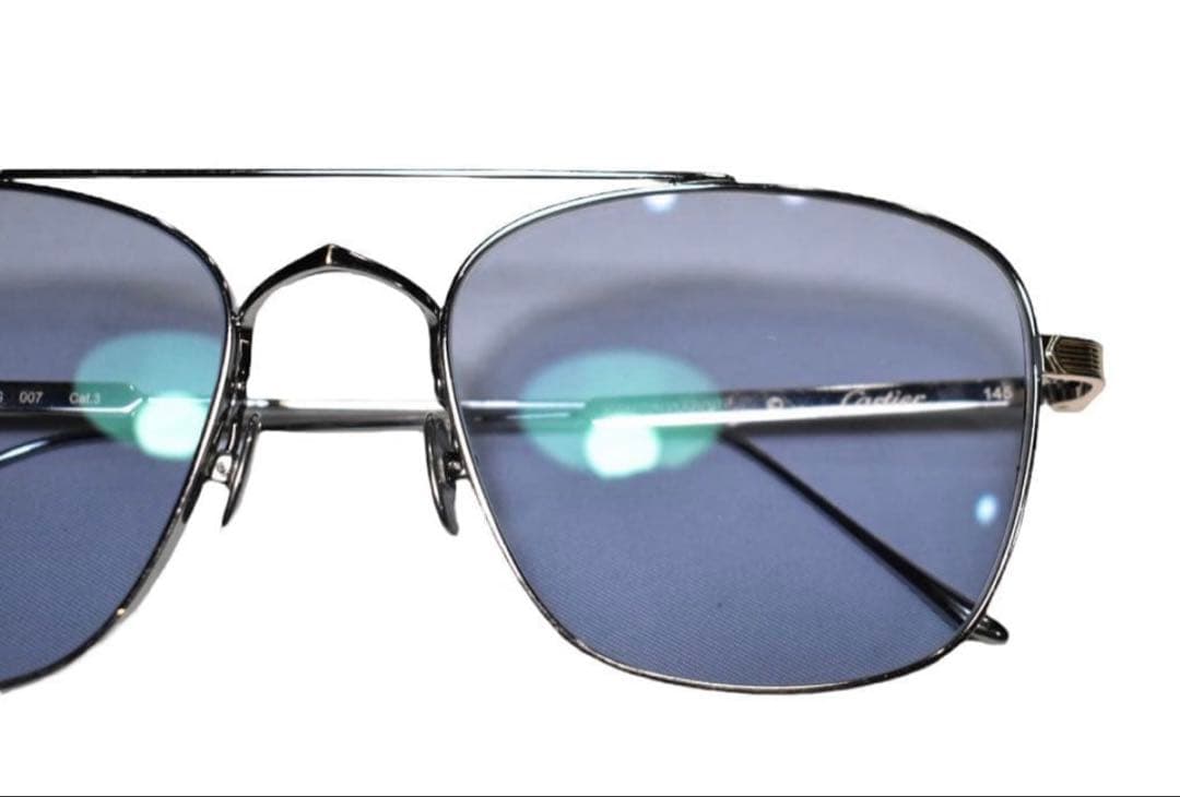 美品　Cartier CT0163S 007 145 MADE IN JAPAN