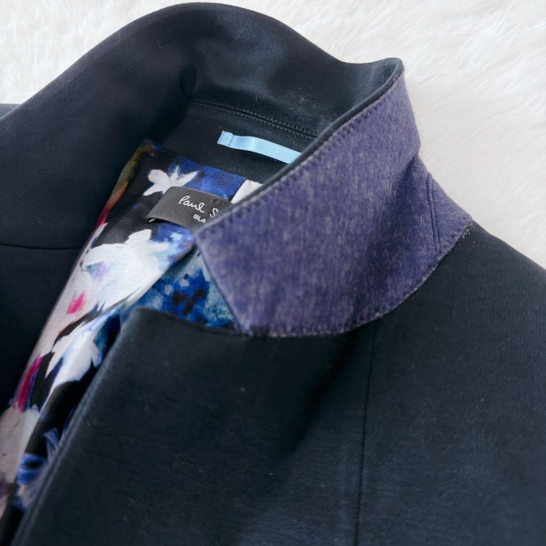 Paul Smith Black 大きいサイズ 裏地 花柄 テーラードジャケット