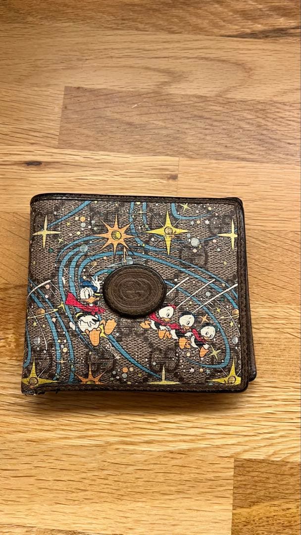 GUCCI Disneyコラボ　二つ折り財布　箱有り