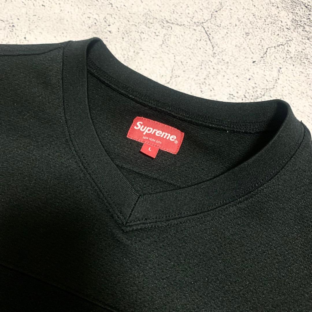 美品 Supreme メッシュTシャツ　フットボールジャージ　 クロコ型押　半袖