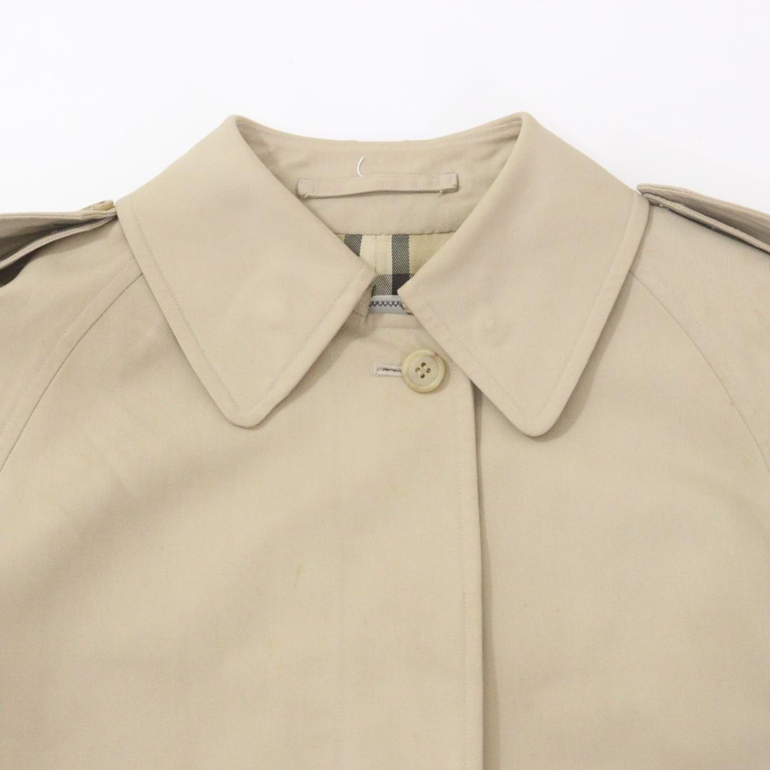 【美品】Burberrys ステンカラーコート ロングコート ノバチェック M