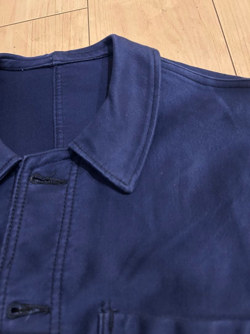 50s Adolphe Lafont モールスキンジャケット Vポケット