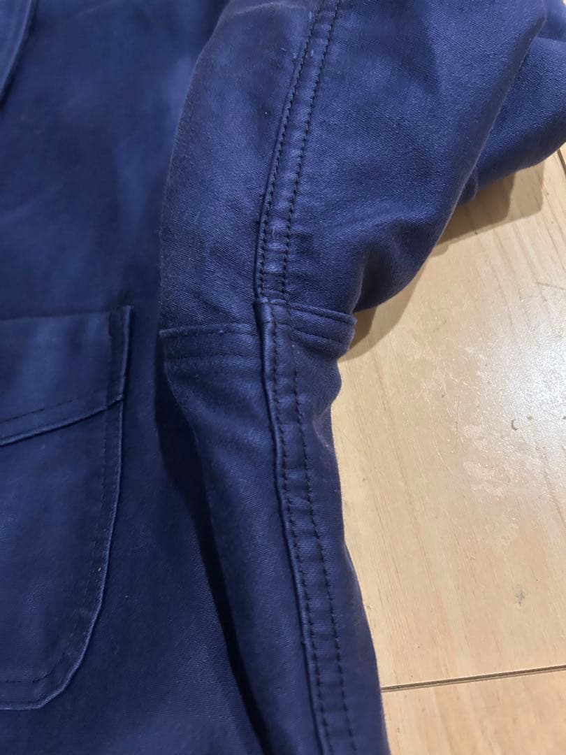 50s Adolphe Lafont モールスキンジャケット Vポケット