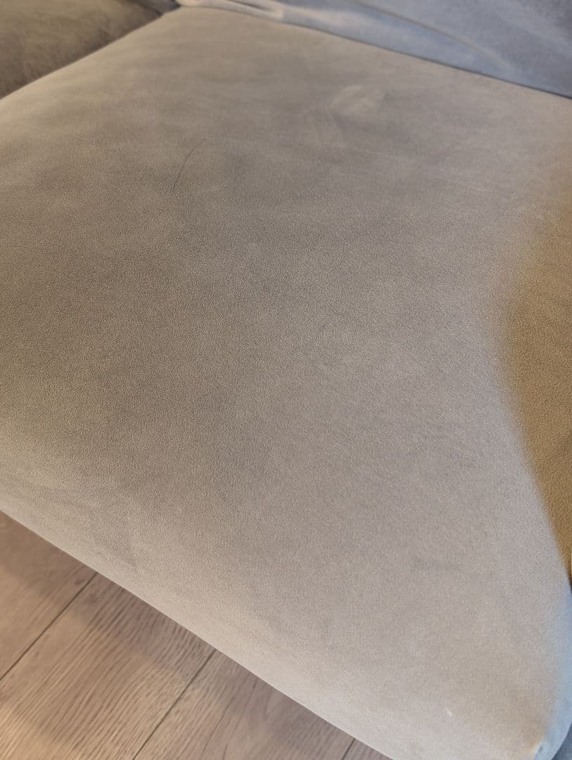 LOWYA ヨーロッパ風ベルベットソファ（2人掛け） 引取限定