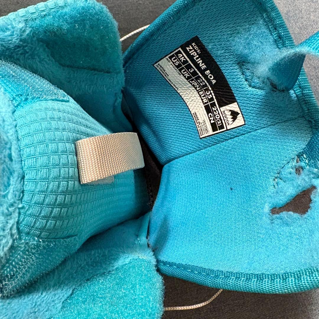 BURTON ZIPLINE BOA スノーボードブーツ（22cm）