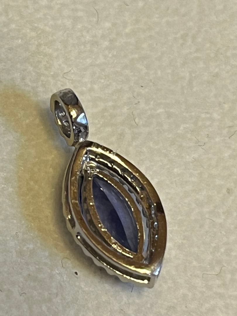 超美品未使用　k18タンザナイトダイヤペンダントヘッドQVC gstv
