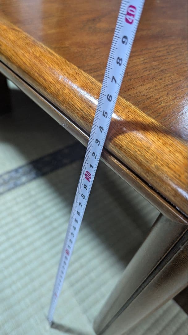 Z28 カリモク 木製正方形テーブル　手渡し歓迎　KARIMOKU