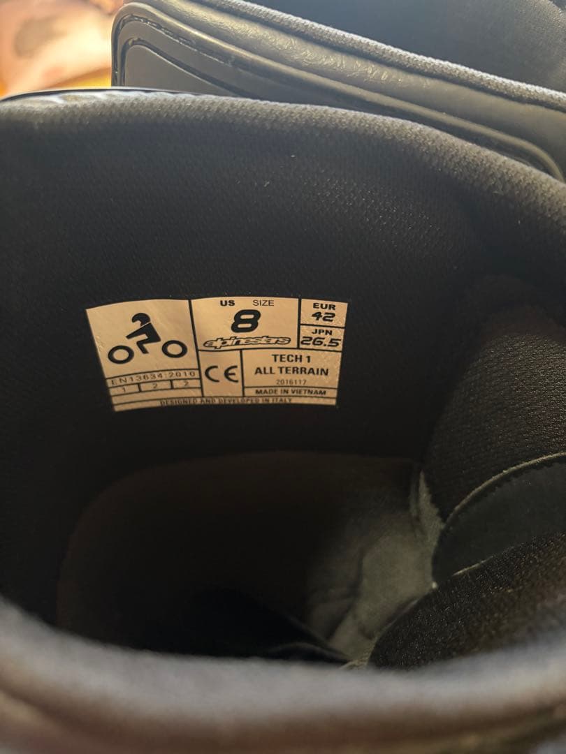 アルパインスターズ　オフロードブーツ　モトクロスブーツ　26.5cm US8