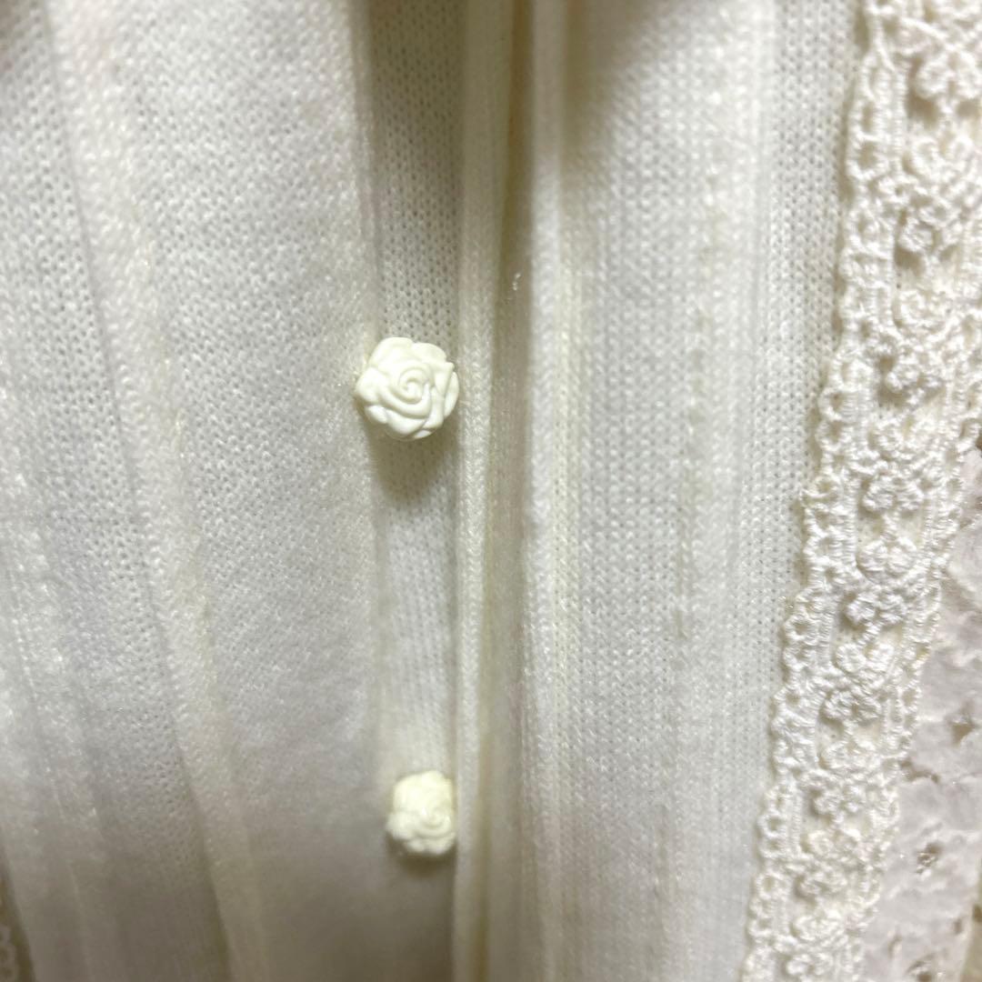 LIZ LISA リボン♡レース♡薔薇ボタン チュニック 新品未使用品❤︎可愛い系