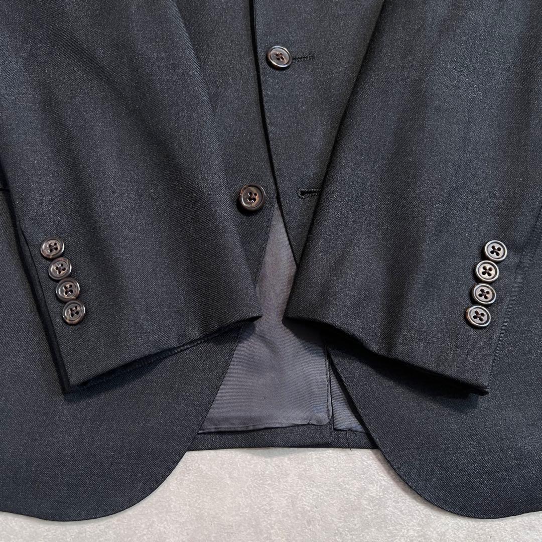 【美品】ポロラルフローレン スーツセットアップ ベルトレス グレー 40S