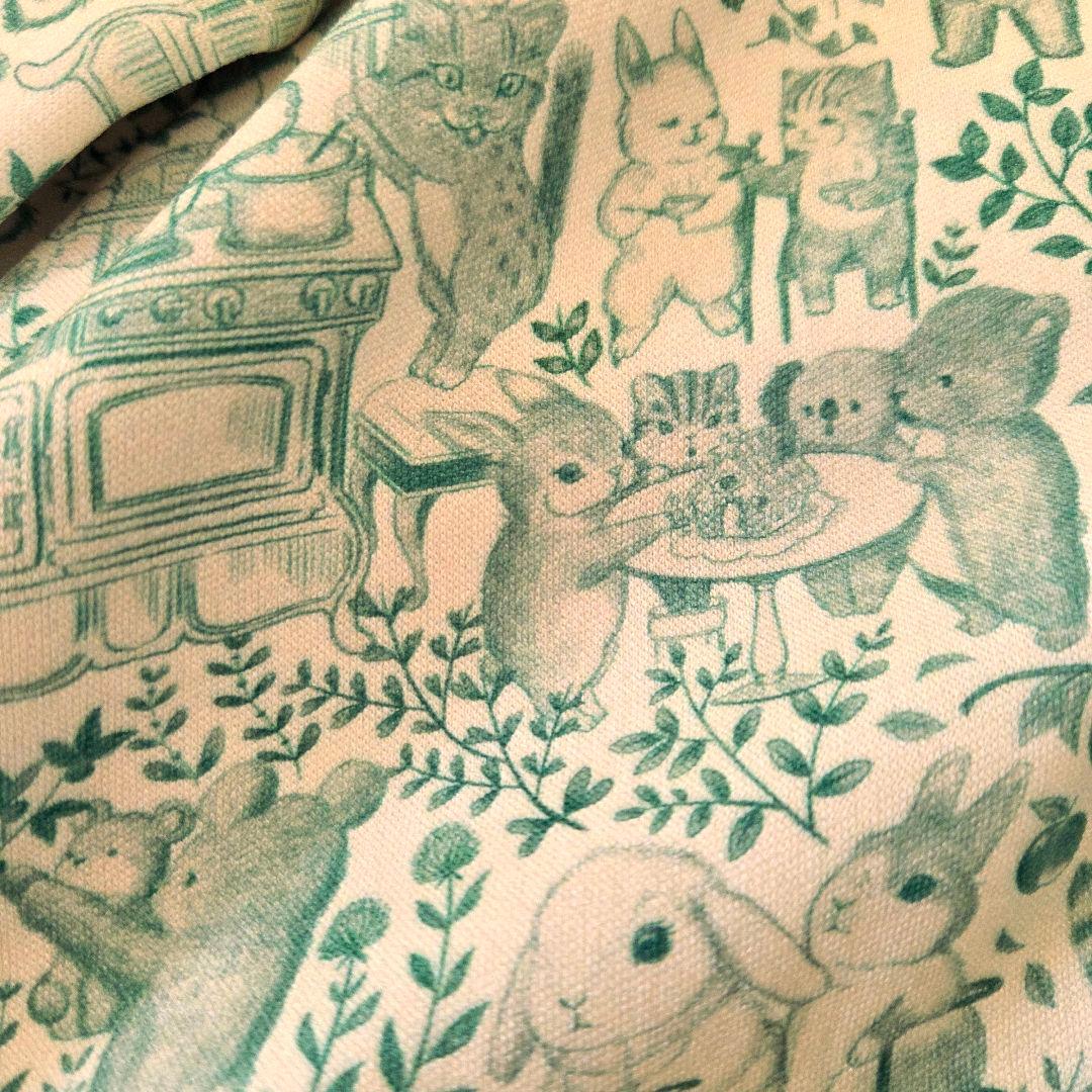 ジョリープッぺ【22fabric】ユキエモン　ダンボールニット　ラグランパーカー