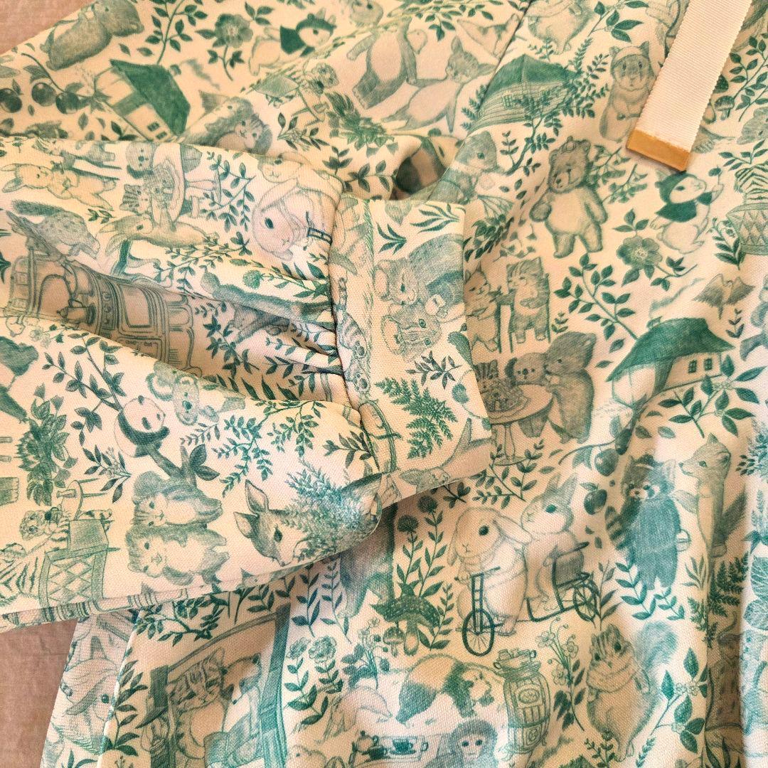 ジョリープッぺ【22fabric】ユキエモン　ダンボールニット　ラグランパーカー