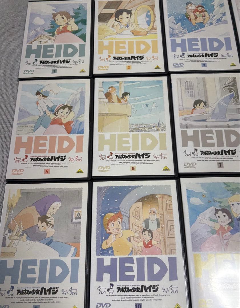 アルプスの少女ハイジ DVD 全13巻 全巻セット