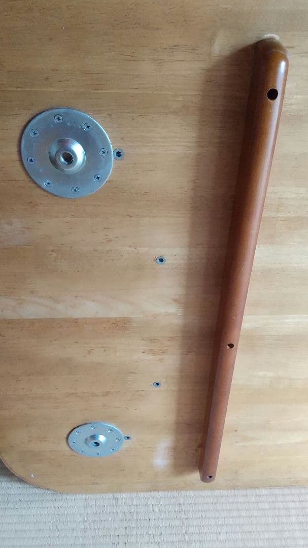 脚取り外し可能　天然木　楕円座卓