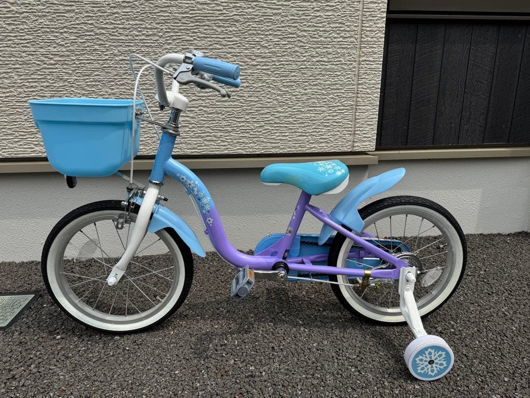 【直接渡し希望】★美品★アナと雪の女王 子供用自転車 16インチ