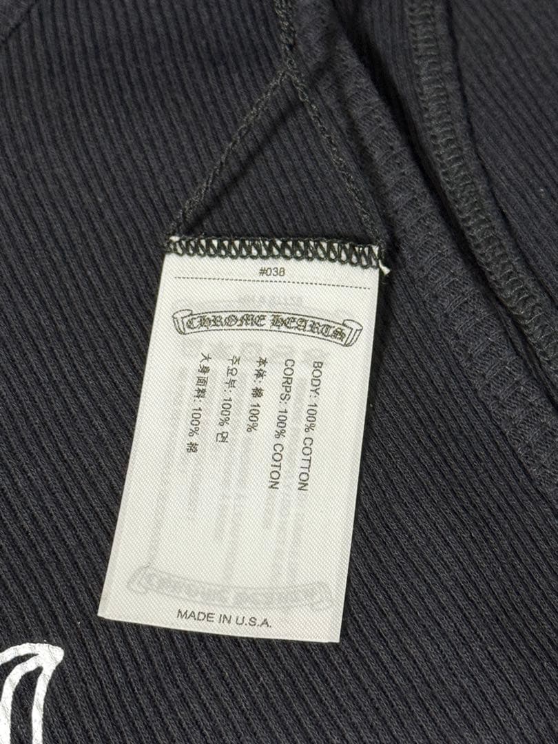 値下げ！新品未使用　クロムハーツ　タンクトップ　ブラック　最新作　正規品　XL