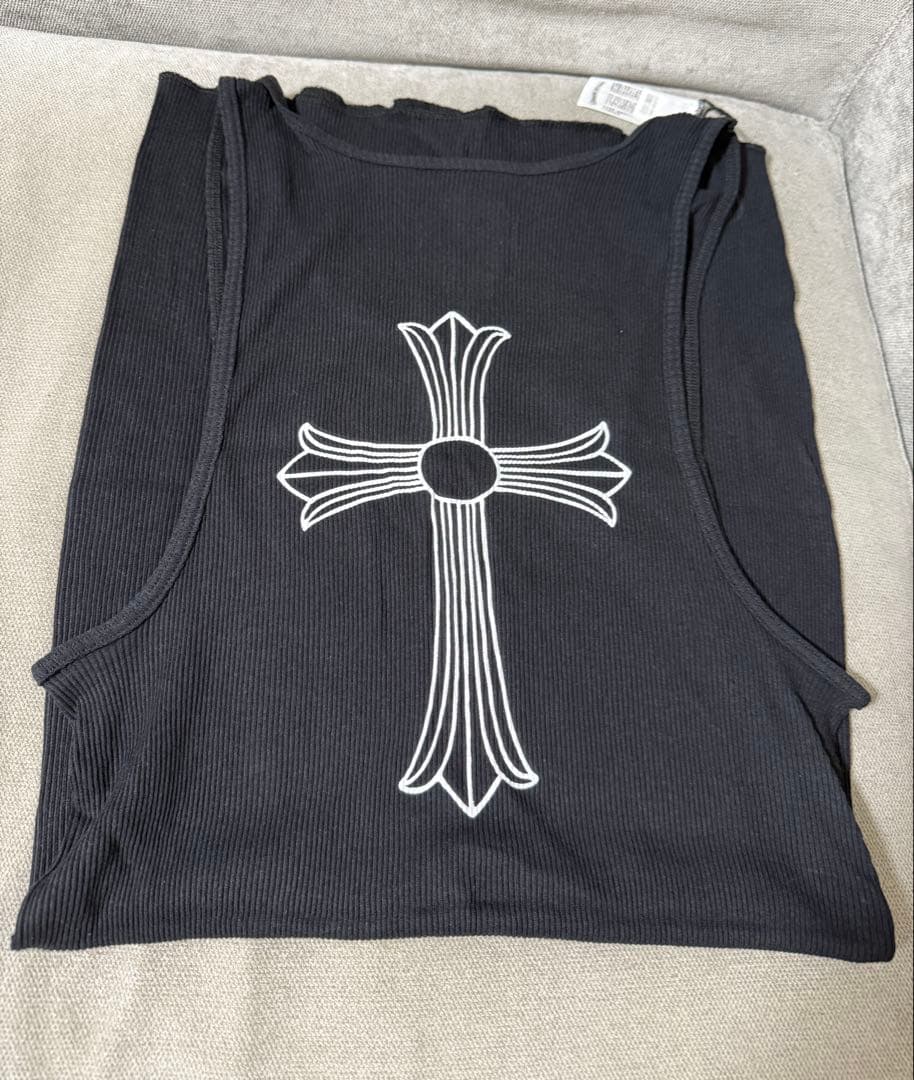 値下げ！新品未使用　クロムハーツ　タンクトップ　ブラック　最新作　正規品　XL