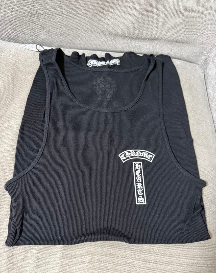 値下げ！新品未使用　クロムハーツ　タンクトップ　ブラック　最新作　正規品　XL