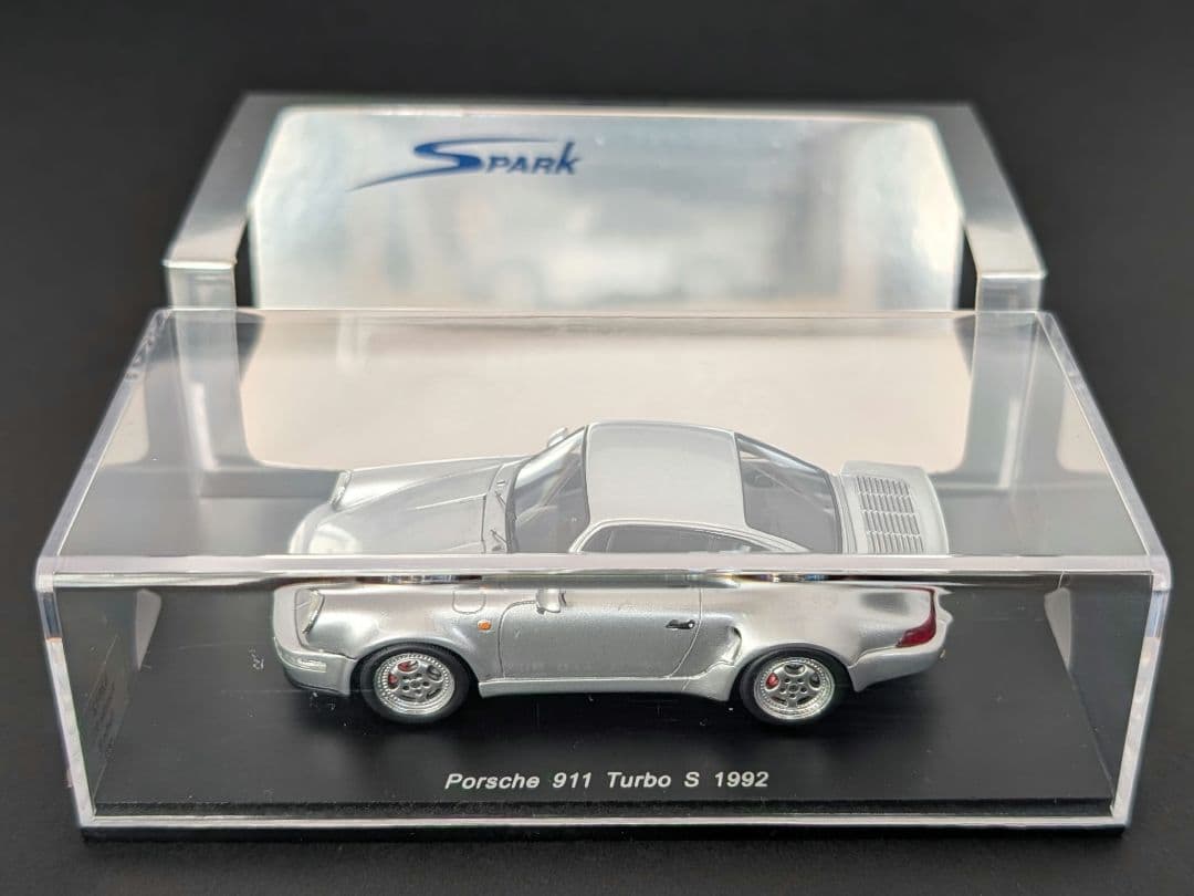 スパーク 1/43 ポルシェ 911 ターボ S 1992 シルバー