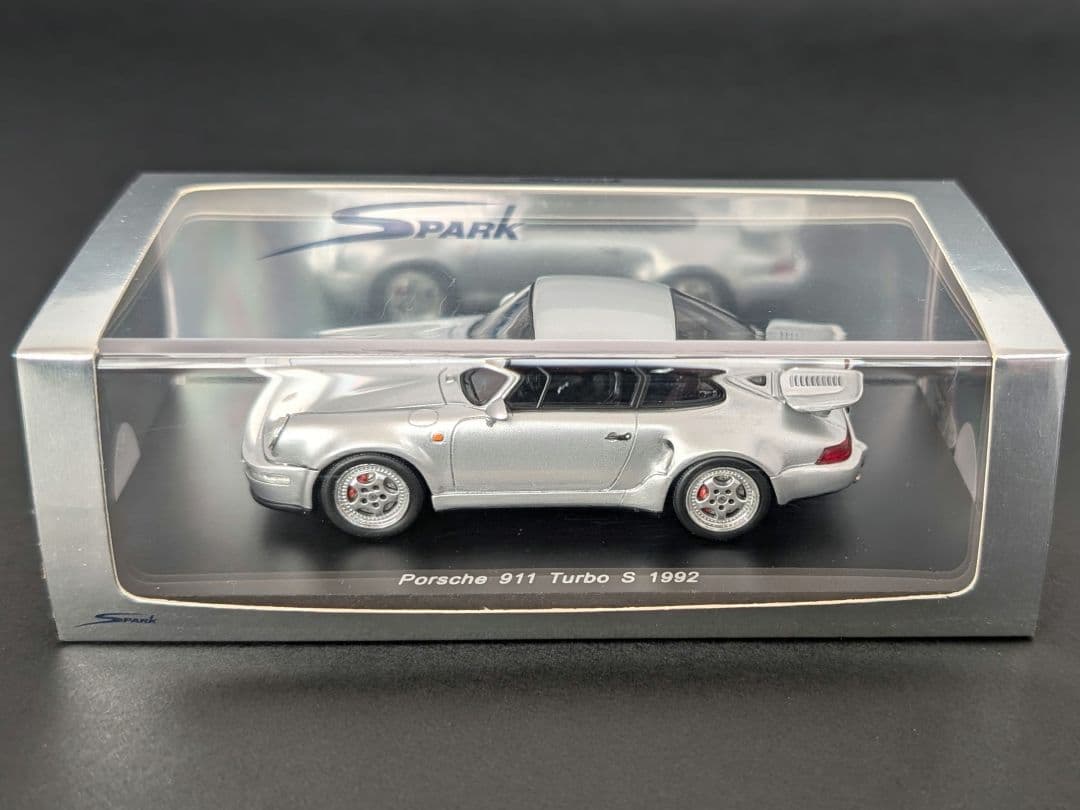 スパーク 1/43 ポルシェ 911 ターボ S 1992 シルバー