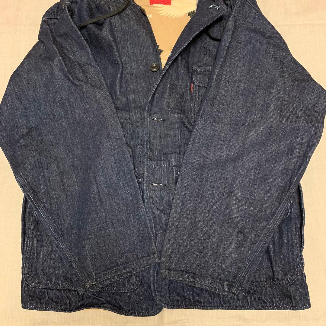 EVISU エヴィス デニム ハンタージャケット 40(XL相当) 濃紺